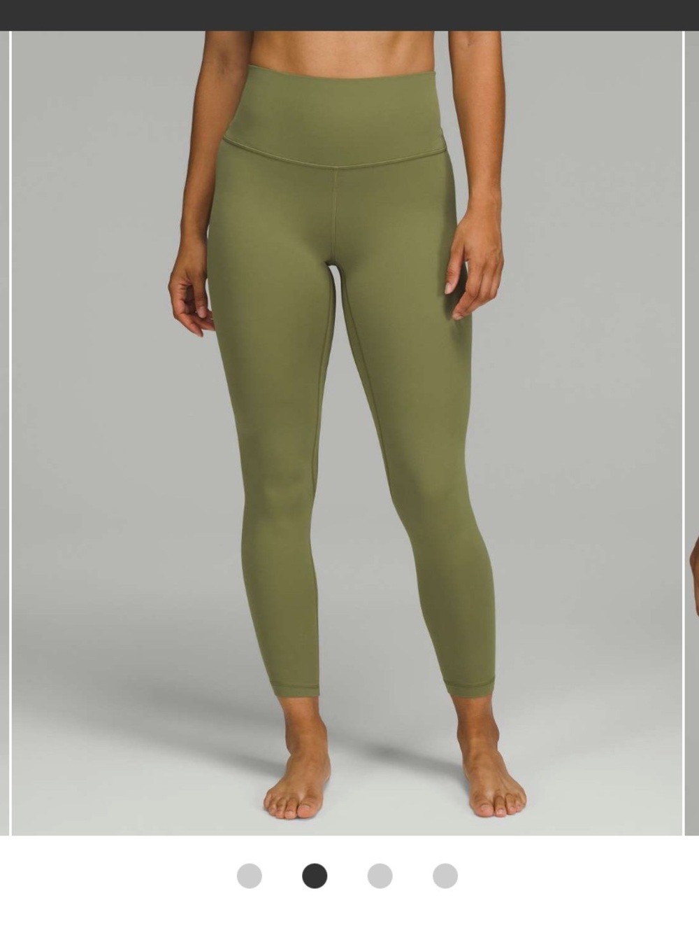 Lululemon Align High-Rise Leggings 25” Bronze Green Size 10